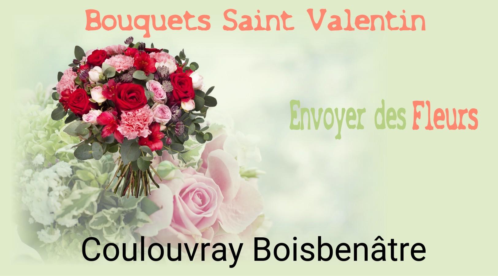 Roses de Saint-Valentin livrées à Coulouvray-Boisbenâtre